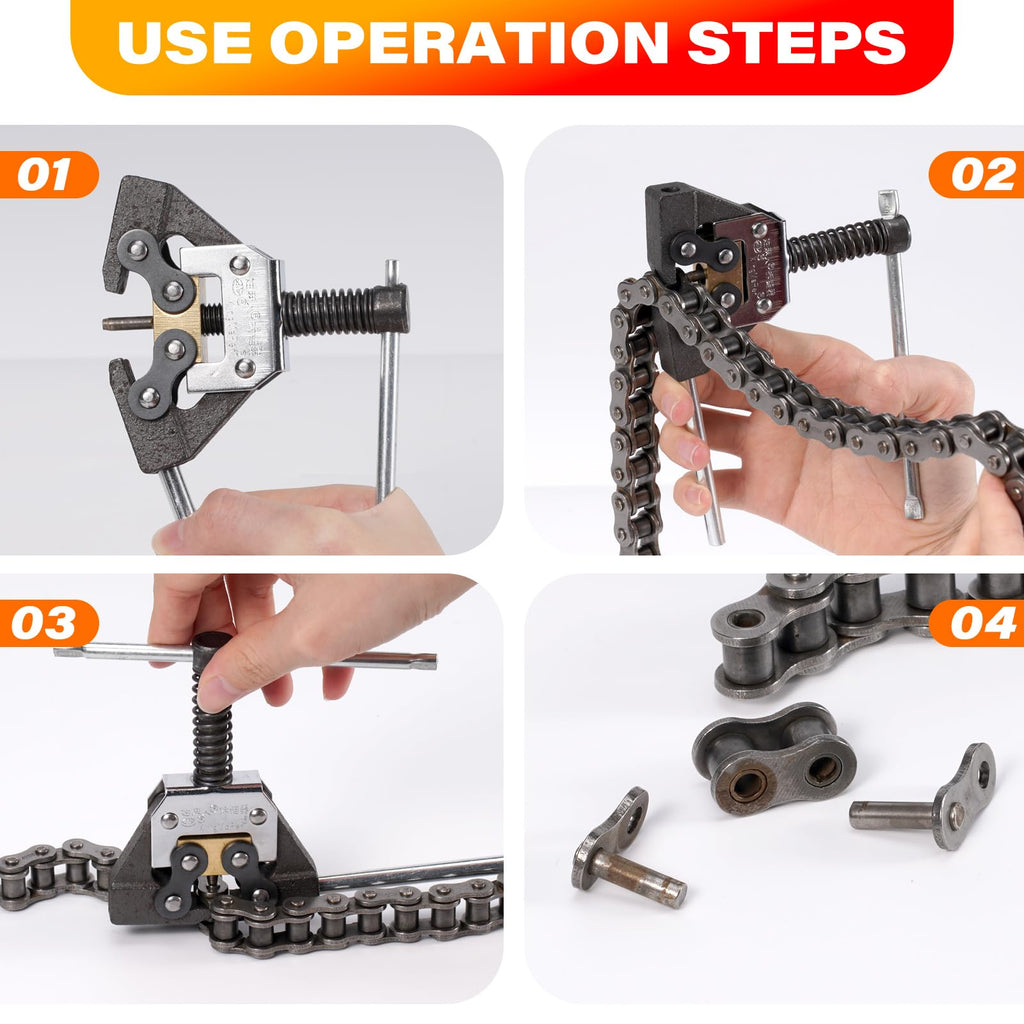 Roller Chain Detacher Tool for 420 428 520 525 530 630 Chain S10577