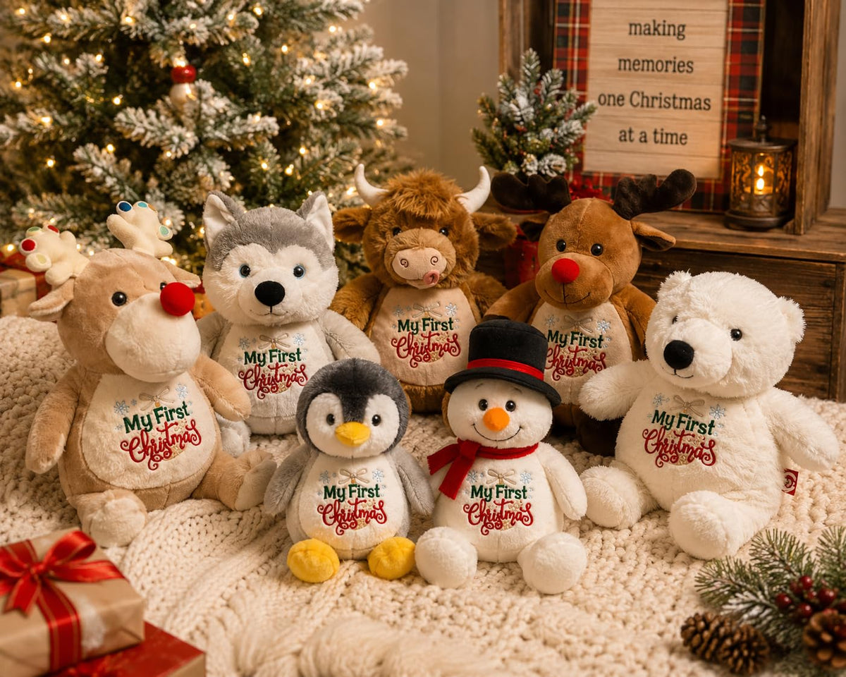 Embroidered My First Christmas Keepsake Plush O63007
