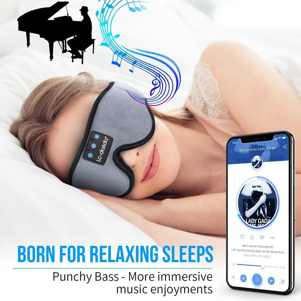 Sleep Mask with Bluetooth Headphones Cotton B5611