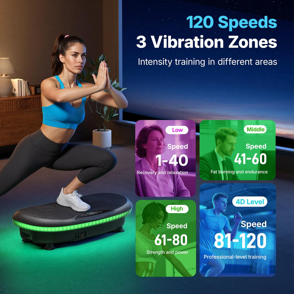 4D Vibration Plate Exercise Machine Q9922