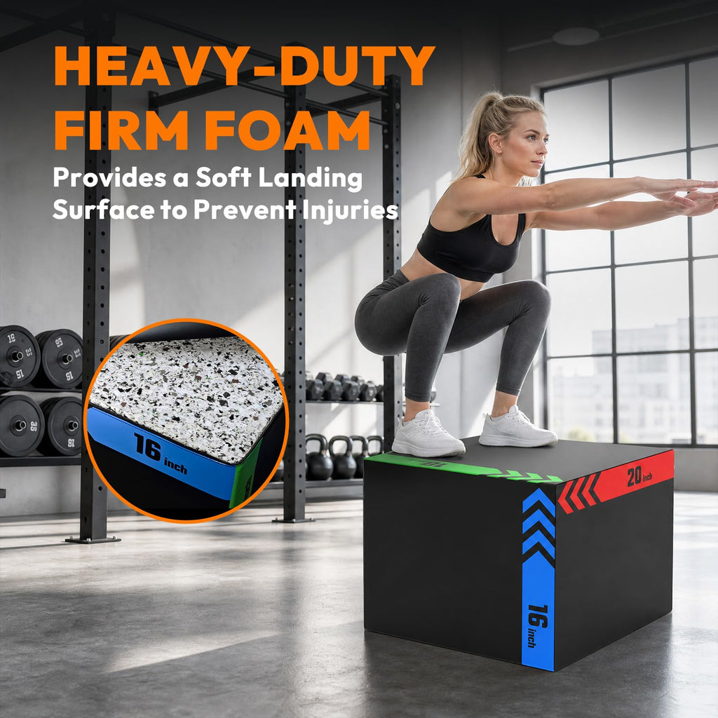 3-in-1 Non-Slip Foam Plyo Box E4417