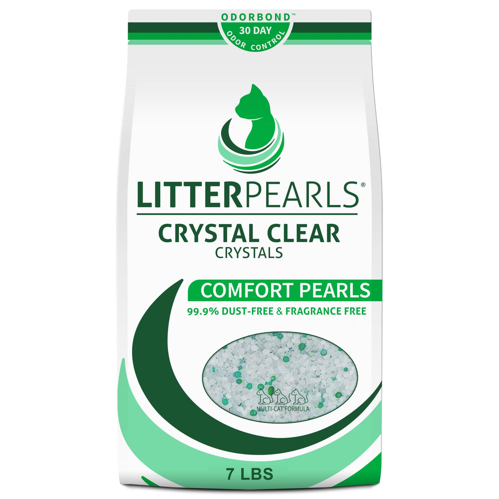 Unscented Non-Clumping Crystal Cat Litter, 7 lb S9010