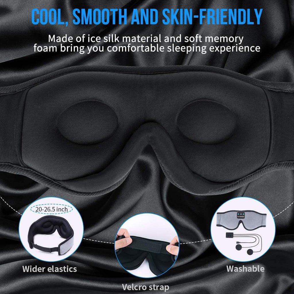 Sleep Mask with Bluetooth Headphones Cotton B5611