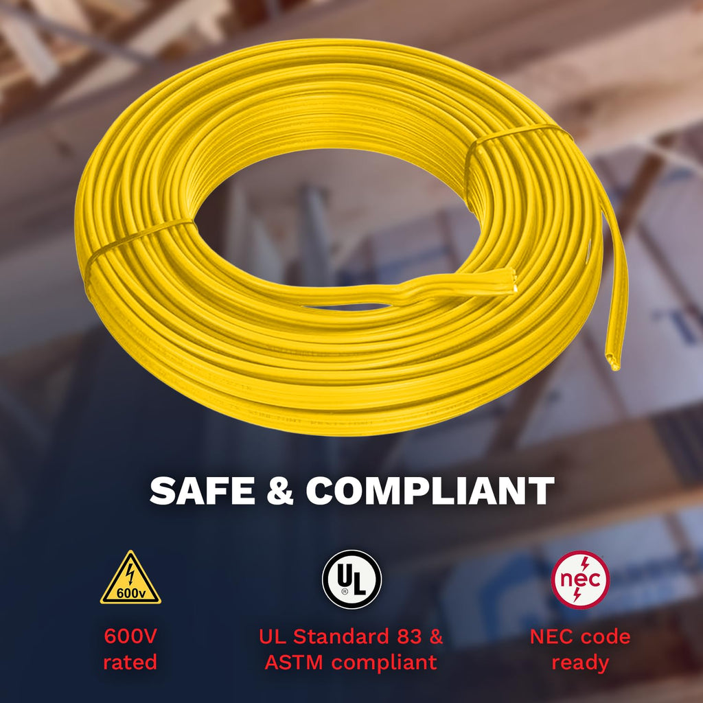 Solid Indoor Electrical Wire 100 Ft G497