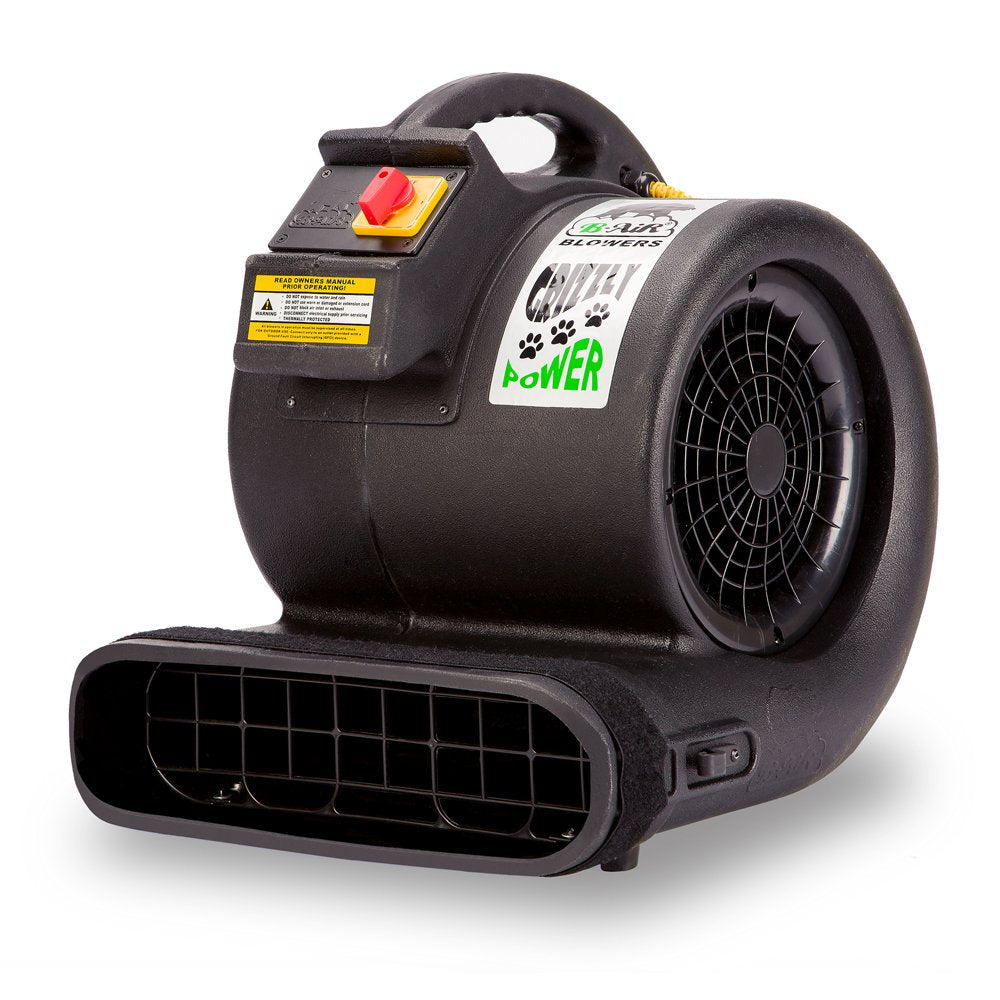 1 HP 3550 CFM Air Mover Carpet Dryer Floor Fan Black N54229