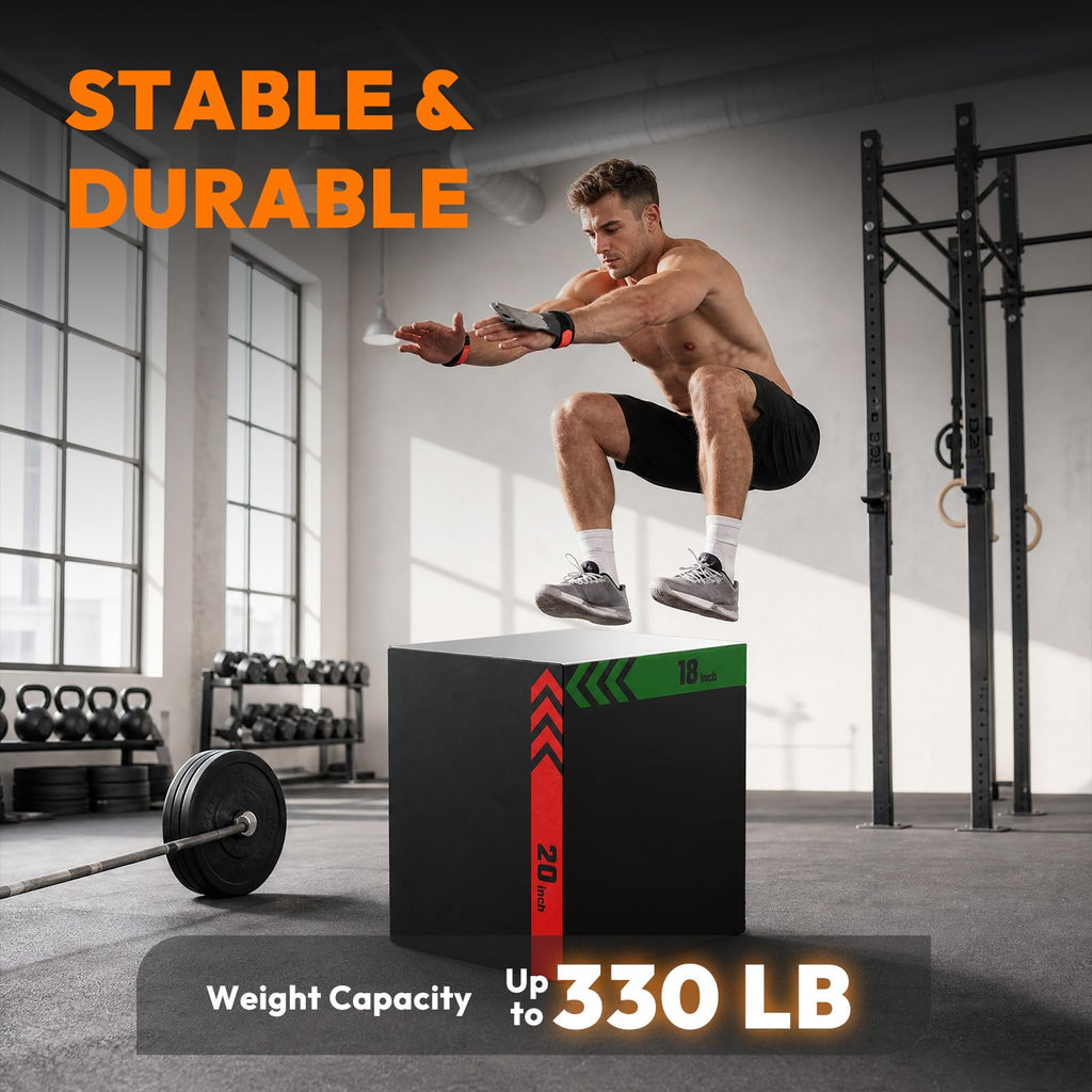 3-in-1 Non-Slip Foam Plyo Box E4417