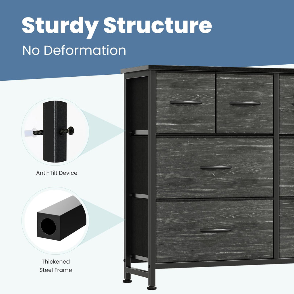 8 Fabric Drawer Dresser Q725