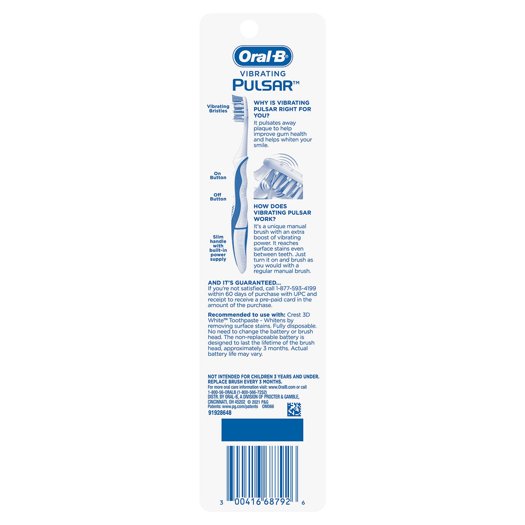 Battery Electric Toothbrushes 2 Count Soft O75643