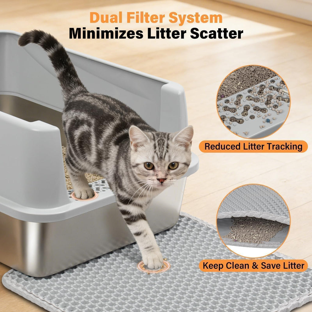 Stainless Steel Cat Litter Box O9860