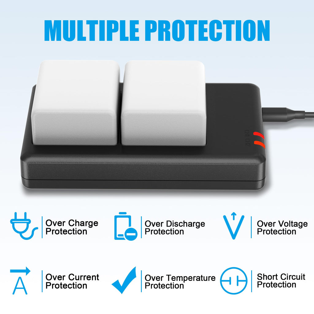 4800mAh Batteries with Dual Battery Charger D274378