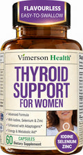 Thyroid Support with Selenium, Iodine & Zinc, 60 Capsules C502