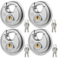 Keyed-Alike Disc Padlock 4-Pack N9663