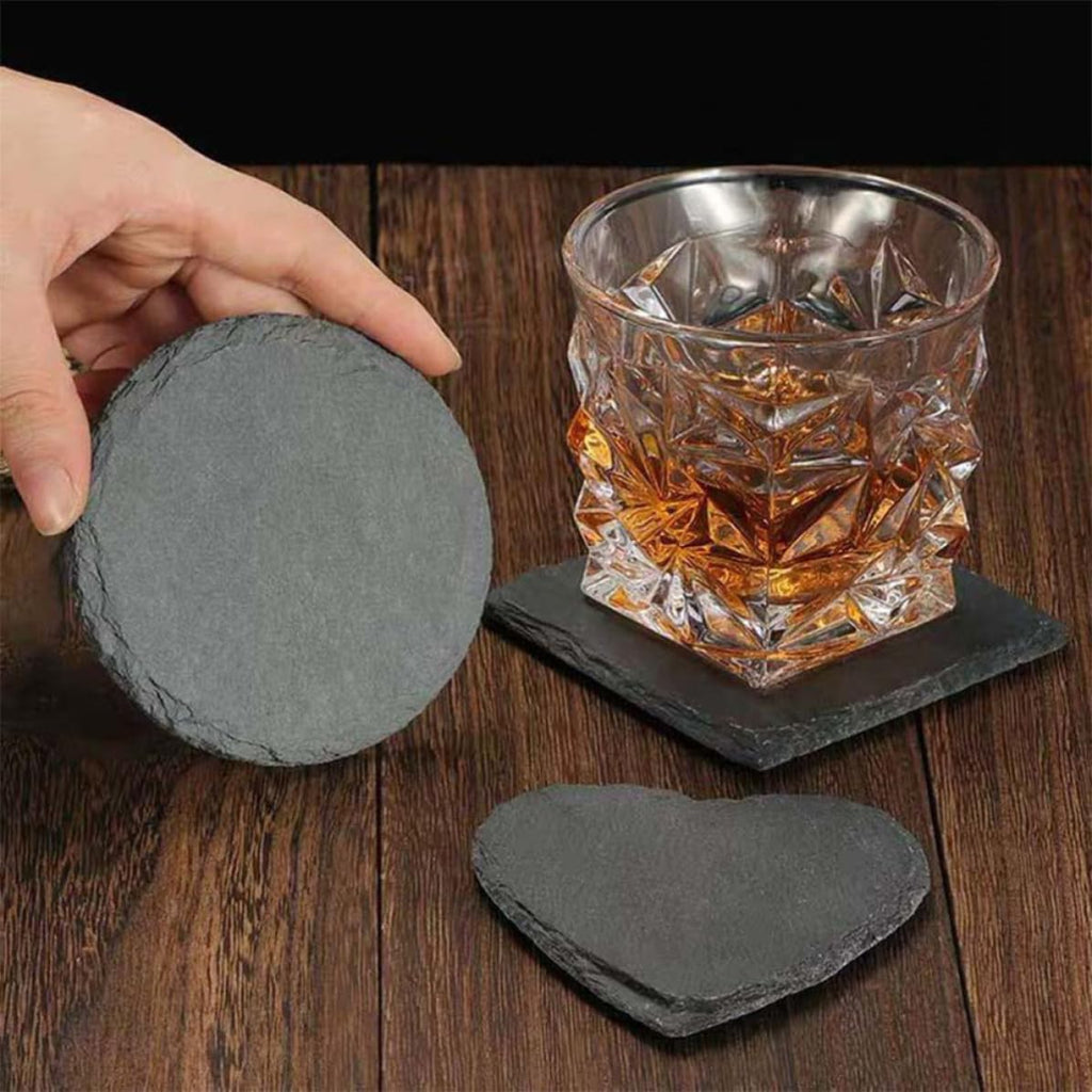 12pcs Natural Stone Cup Coasters M903