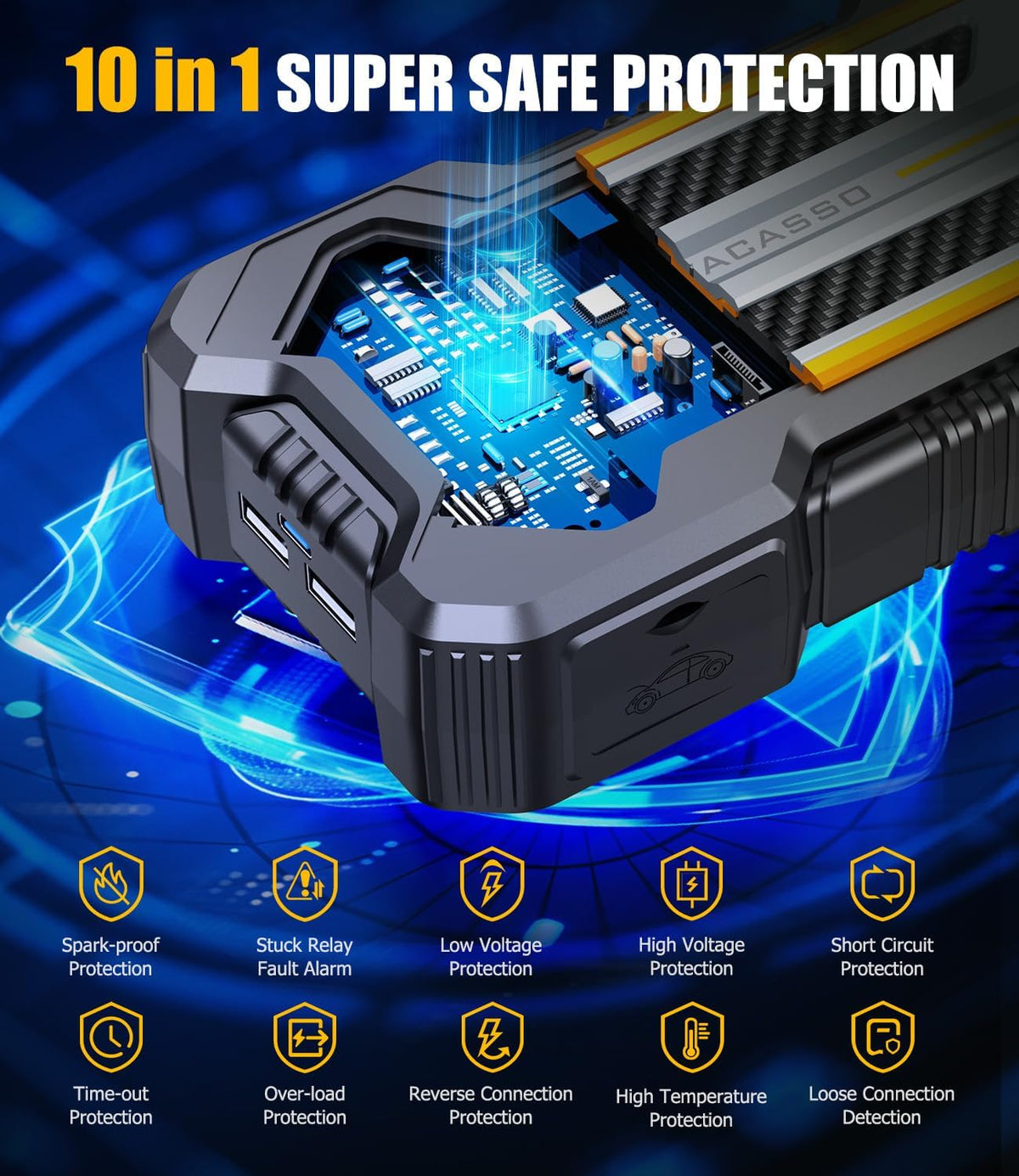 12V Portable Car Jump Starter O811