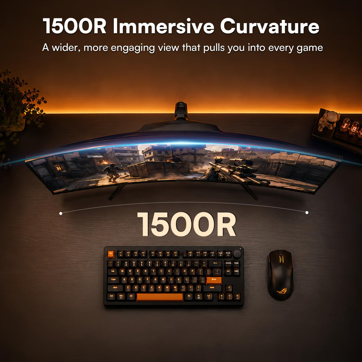 27 Inch 240Hz Curved Gaming Monitor 2K QHD L6780