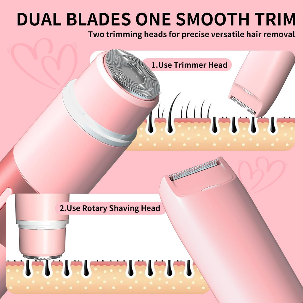 Pink 2 in 1 Bikini Trimmer Y115461