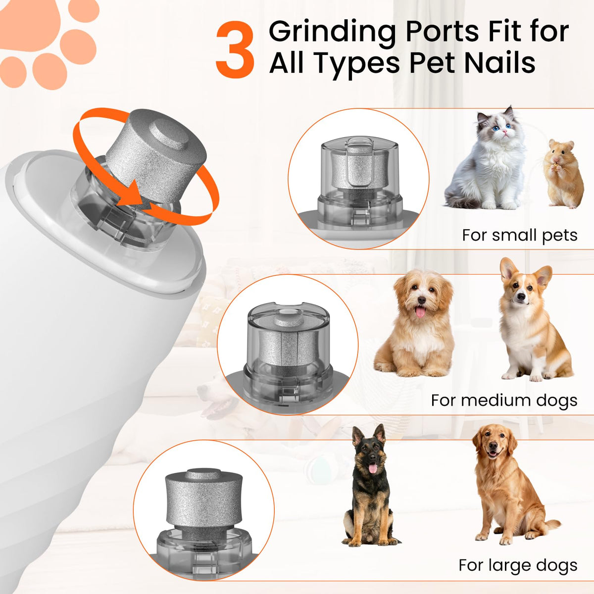 2-in-1 Dog & Cat Nail Clippers and Grinder C21473