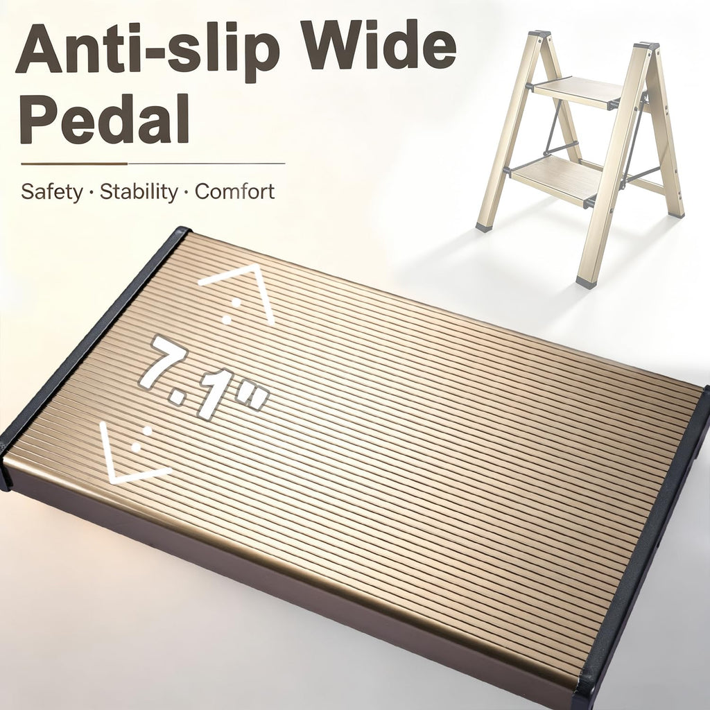 Foldable Aluminum Step Stool X97585