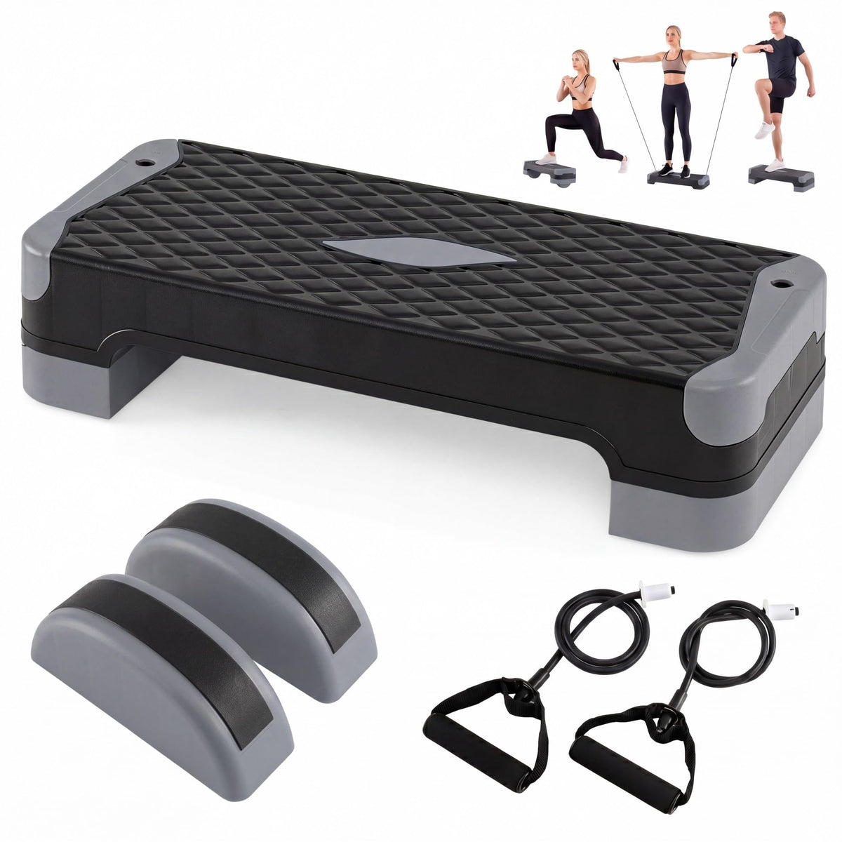 Adjustable 5 in 1 Aerobic Step Platform A9010