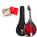 Vintage Red Sunburst Acoustic Electric Mandolin with Strings Set C539100