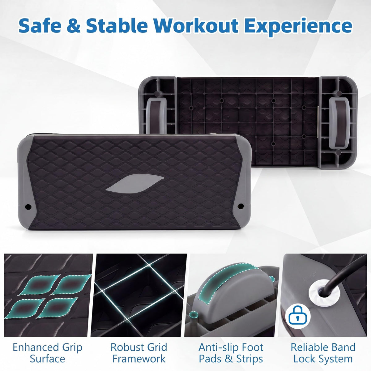Adjustable 5 in 1 Aerobic Step Platform A9010