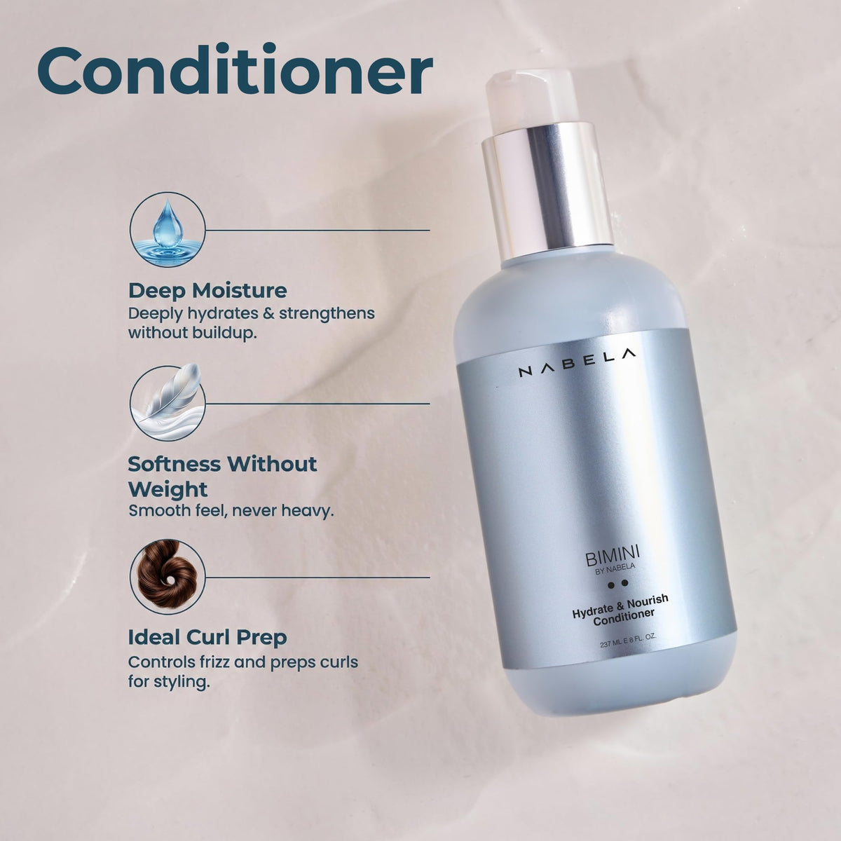 Shampoo and Conditioner Set with Hyaluronic Acid, Argan Oil & Shea Butter G131