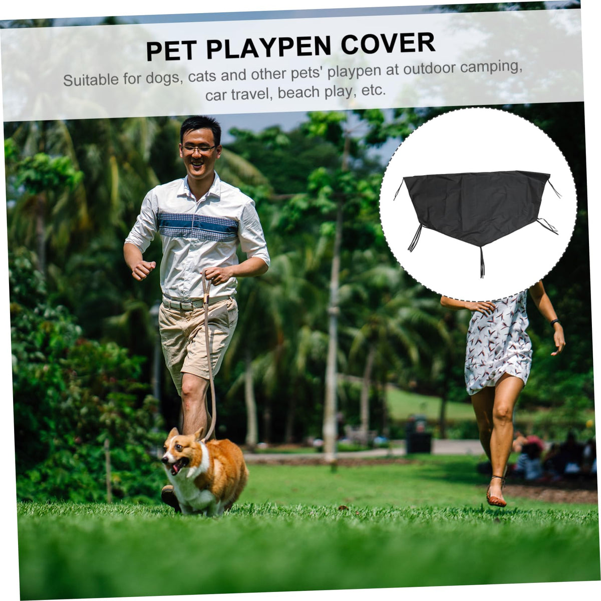 2pcs Heavy Duty Oxford Dog Crate Cover N5000