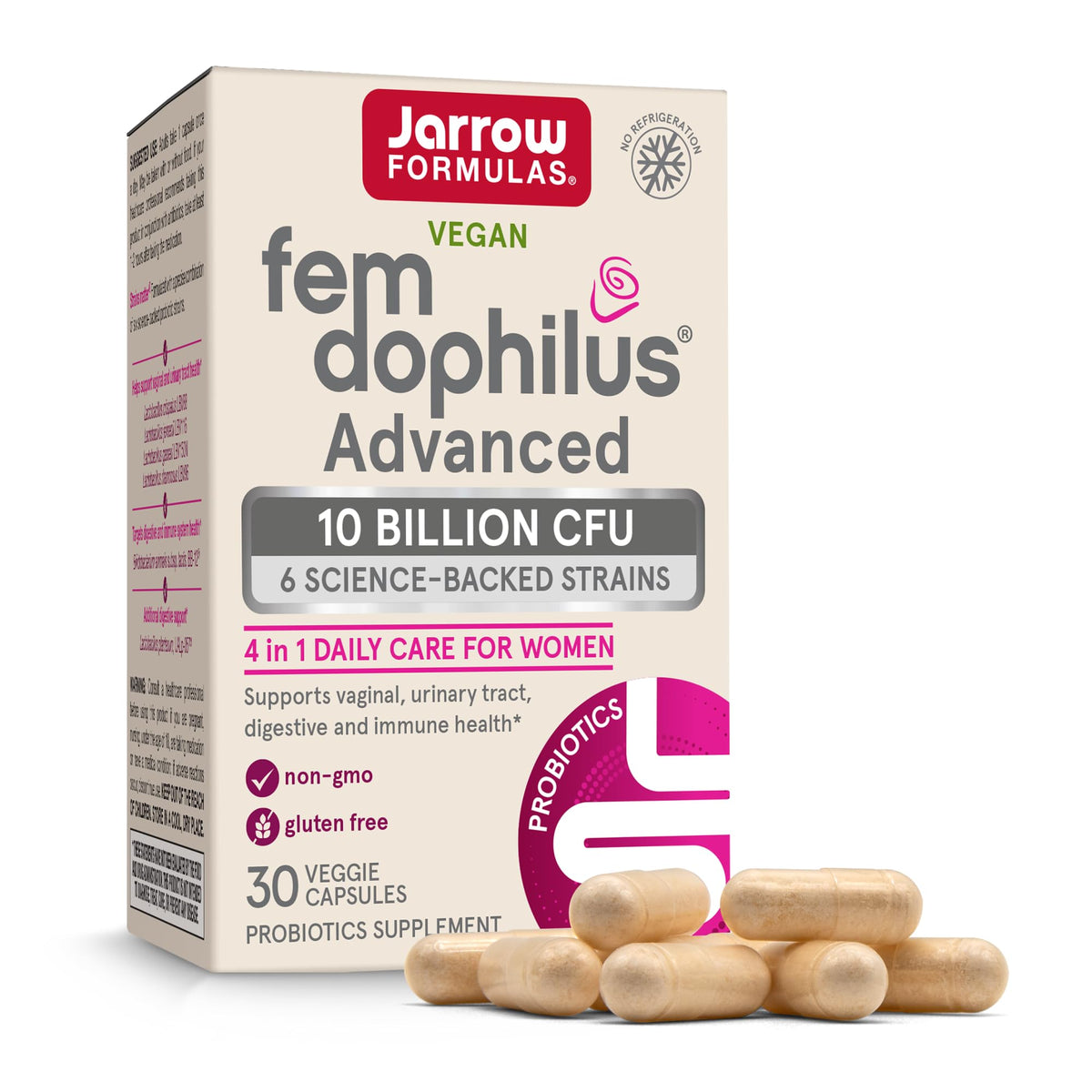 30 Capsules 10 Billion CFU Probiotics G416495