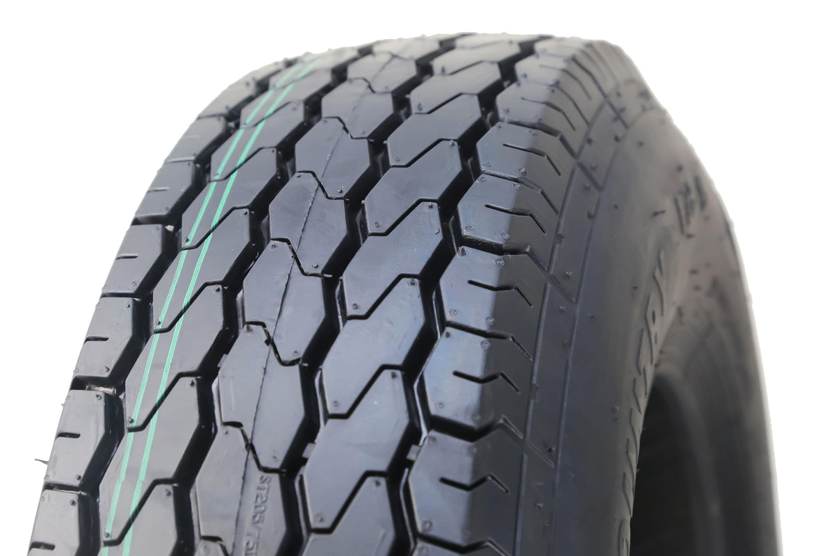 4 Premium Trailer Tires ST 205/75D15 Deep Tread D185294