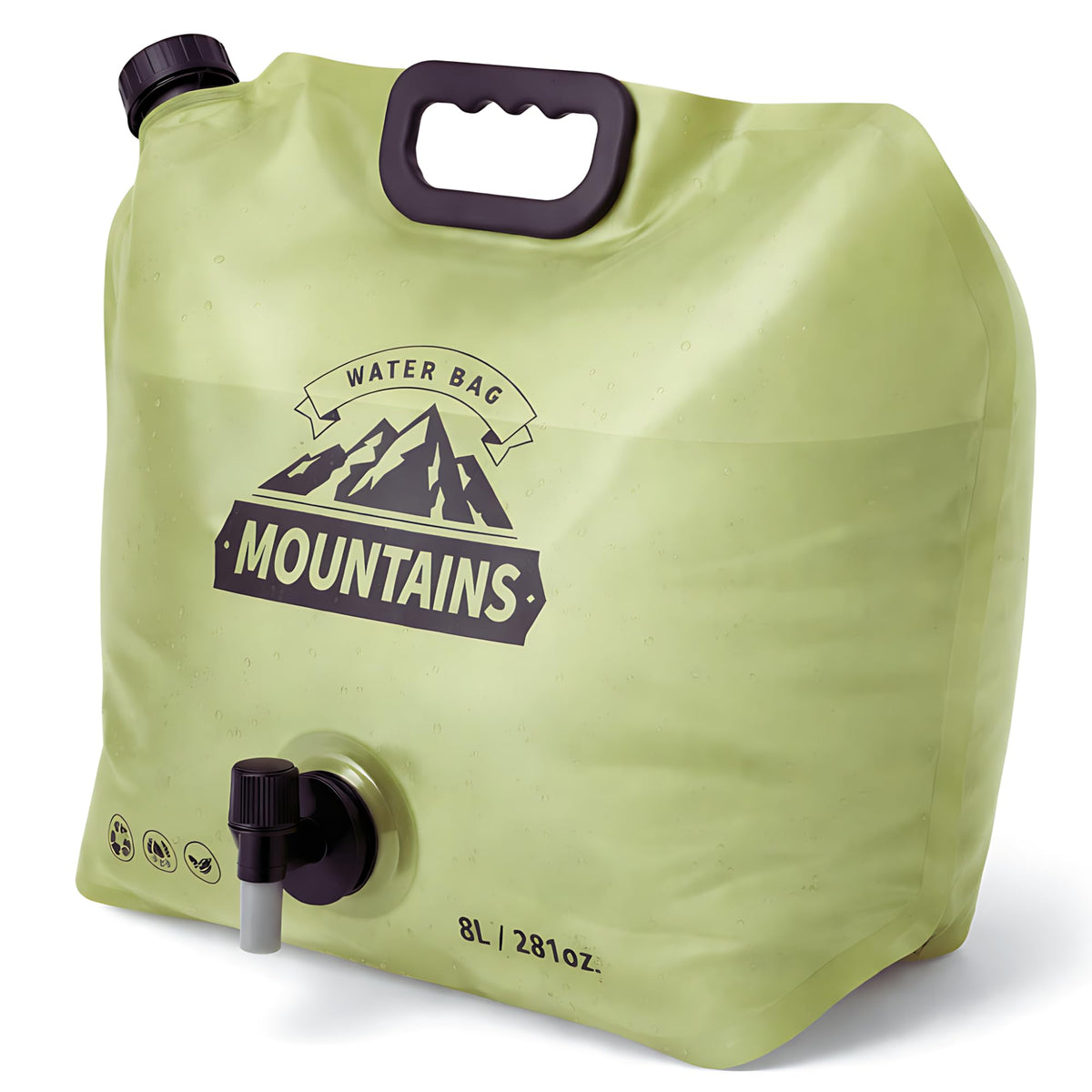2 Gallon Collapsible Water Container with Spout P176182