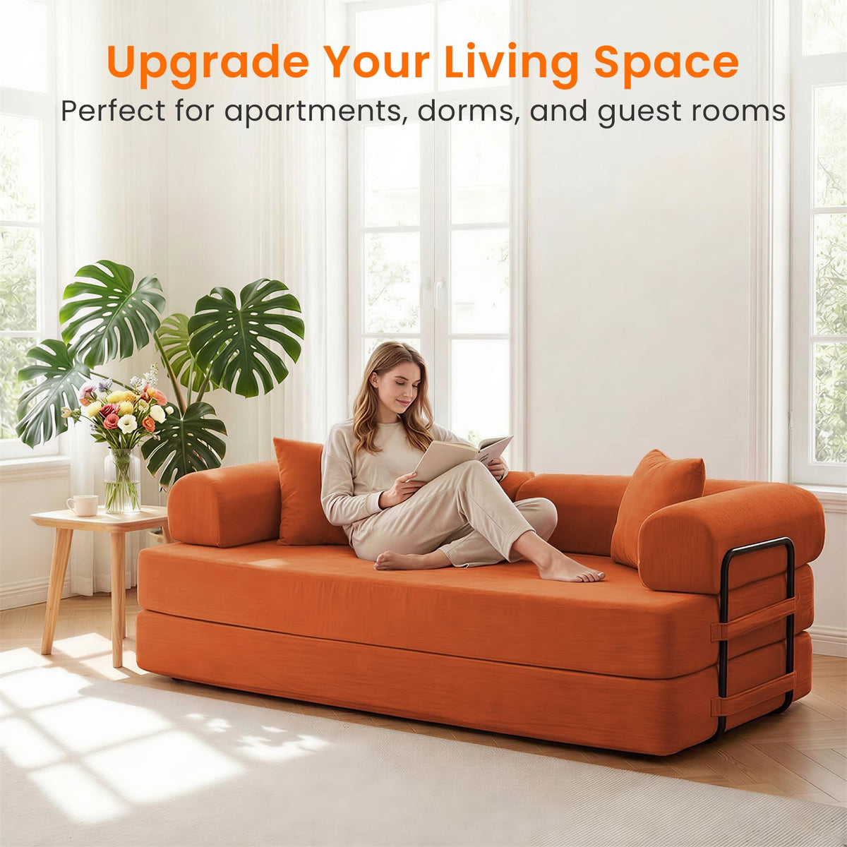 4-in-1 King Convertible Floor Sofa Bed A698824