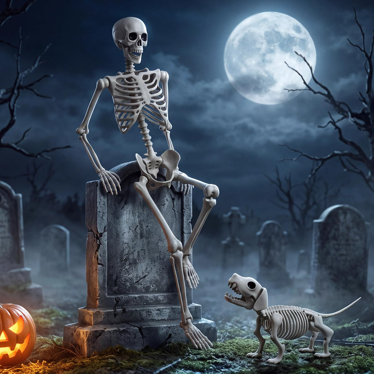 5.4FT Posable Skeleton P9099