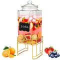 2 Gallon Stainless Steel Beverage Dispenser with Stand Z86656