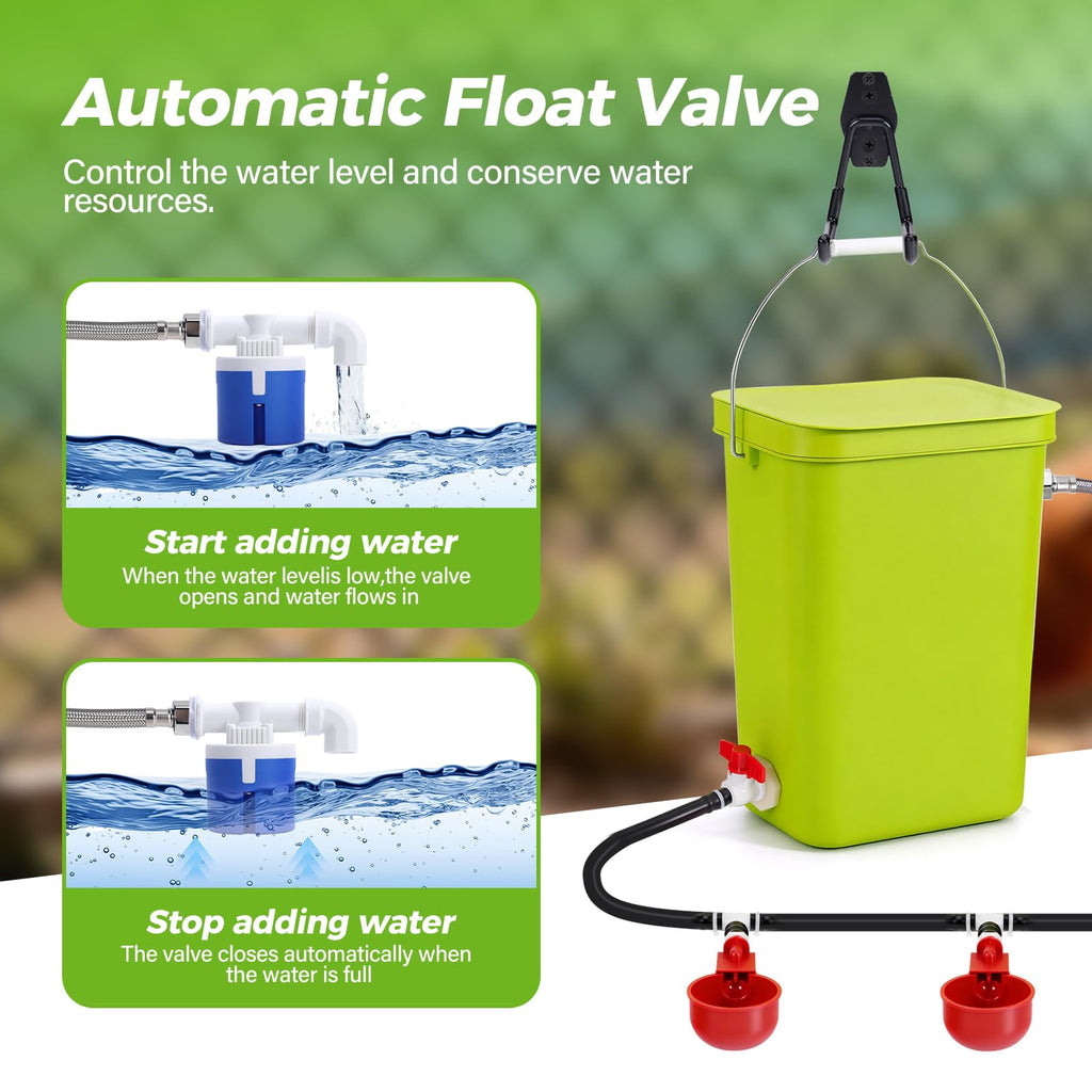 Automatic Chicken Waterer Set I2652