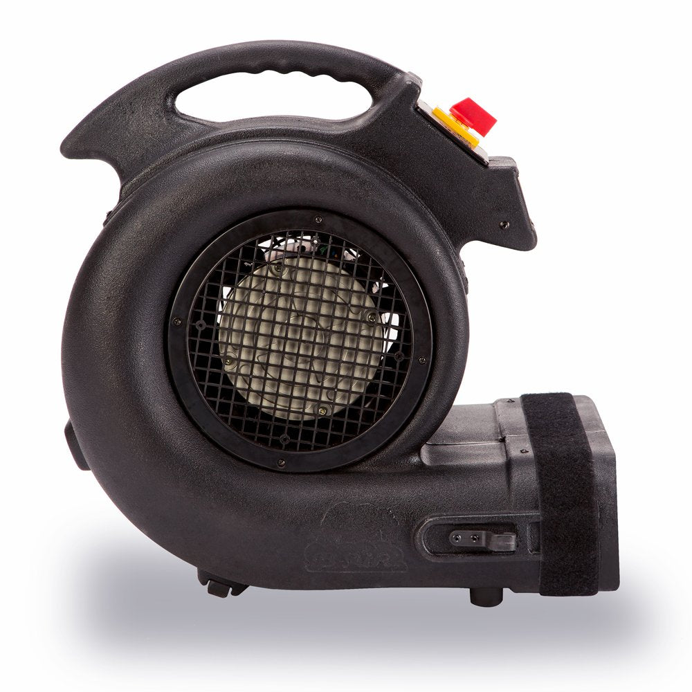 1 HP 3550 CFM Air Mover Carpet Dryer Floor Fan Black N54229