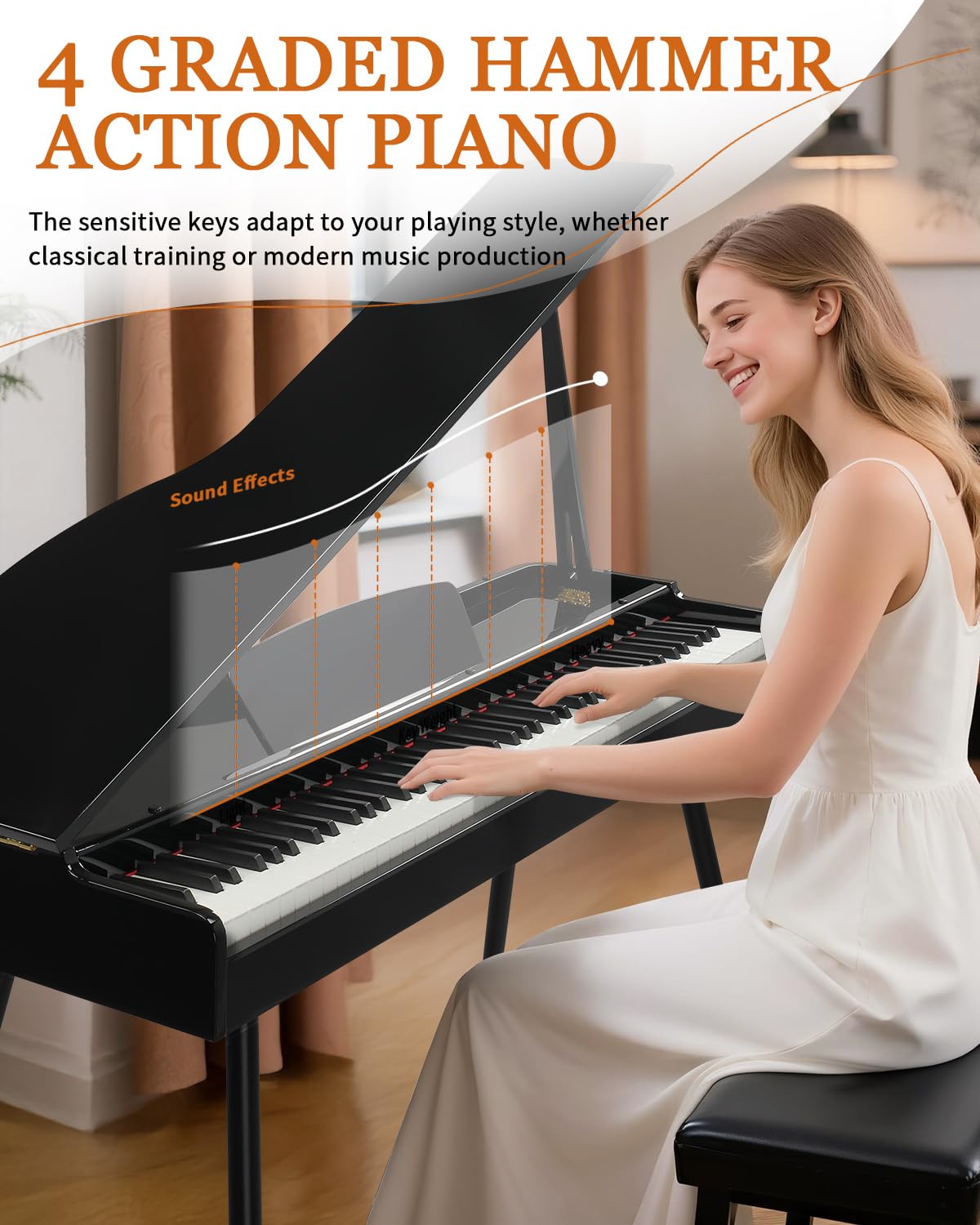 88 Key Weighted Digital Piano S997