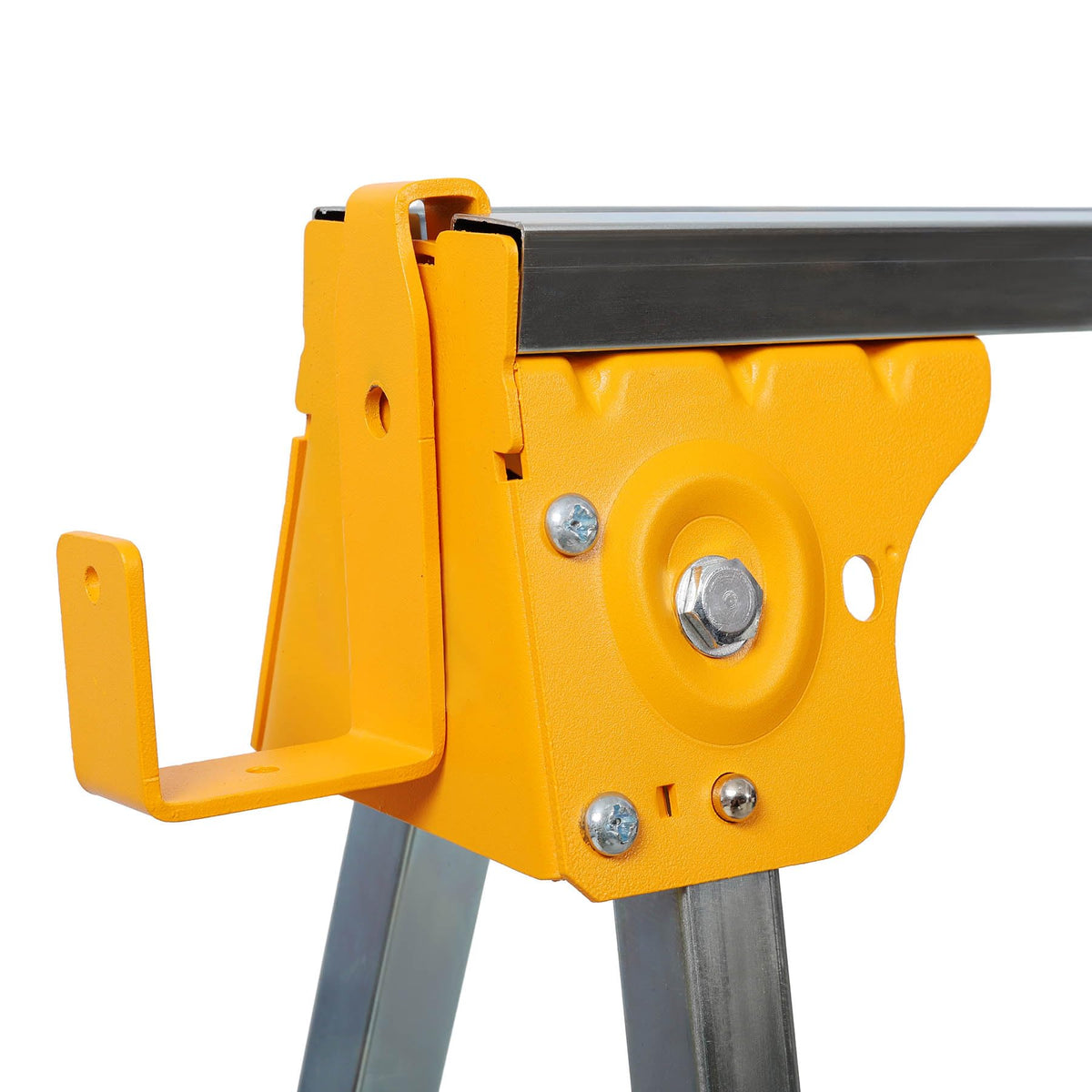 2-Pack Adjustable Height Folding Steel Sawhorse V30319