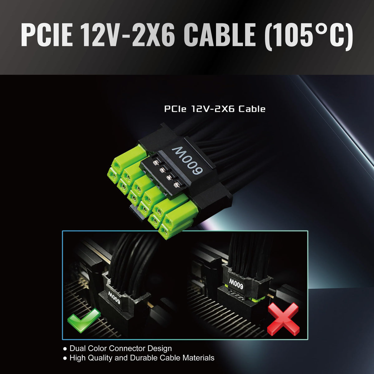 1000W 80 Plus Gold Full Modular Power Supply I686
