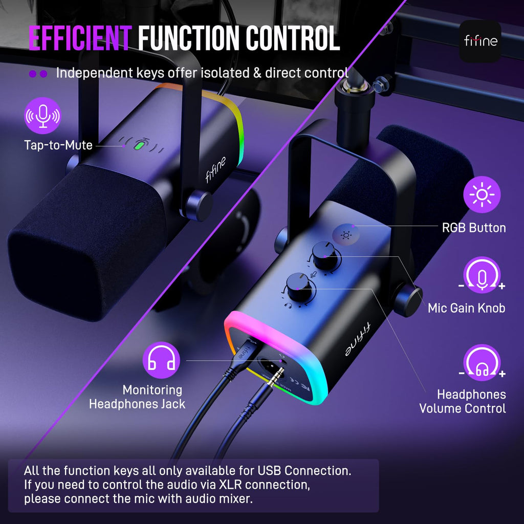 Dynamic XLR/USB Gaming Microphone Set S49169