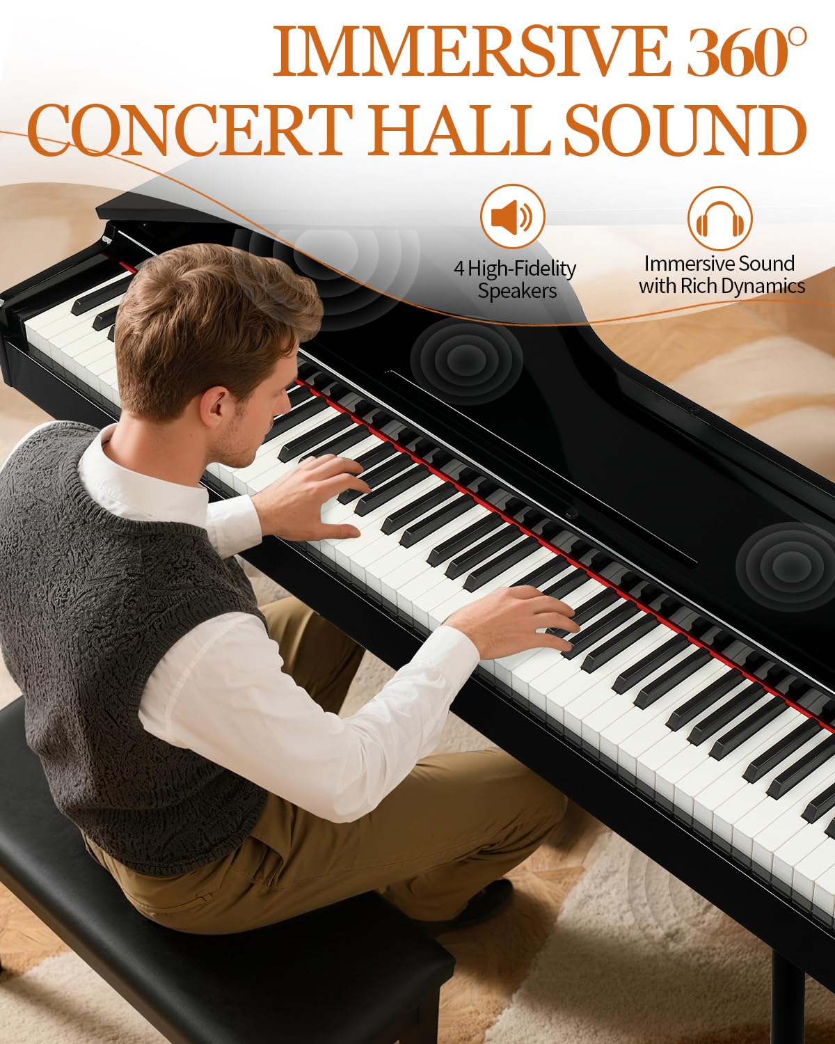 88 Key Weighted Digital Piano S997