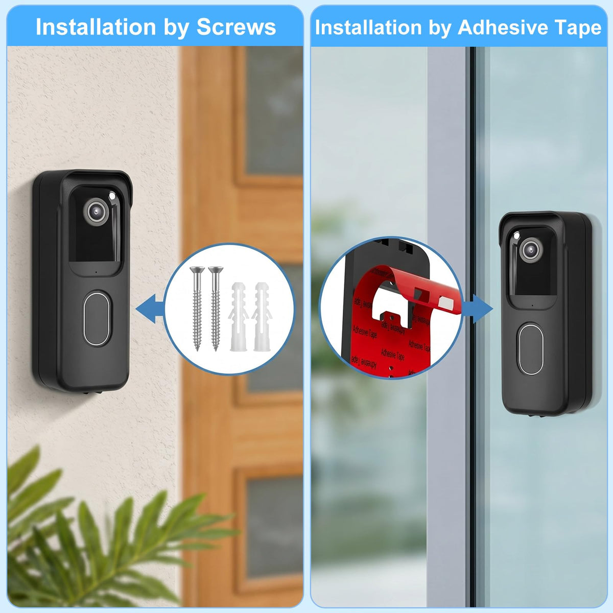 Door Mount for Blink Video Doorbell with Outlet Wall Mount Z786669