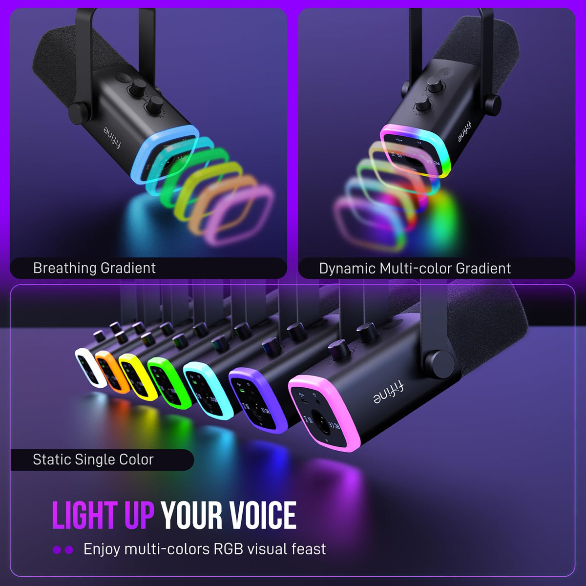 Dynamic XLR/USB Gaming Microphone Set S49169