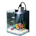 1.5 Gallon Glass Fish Tank Kit with Filter and LED Light E275022