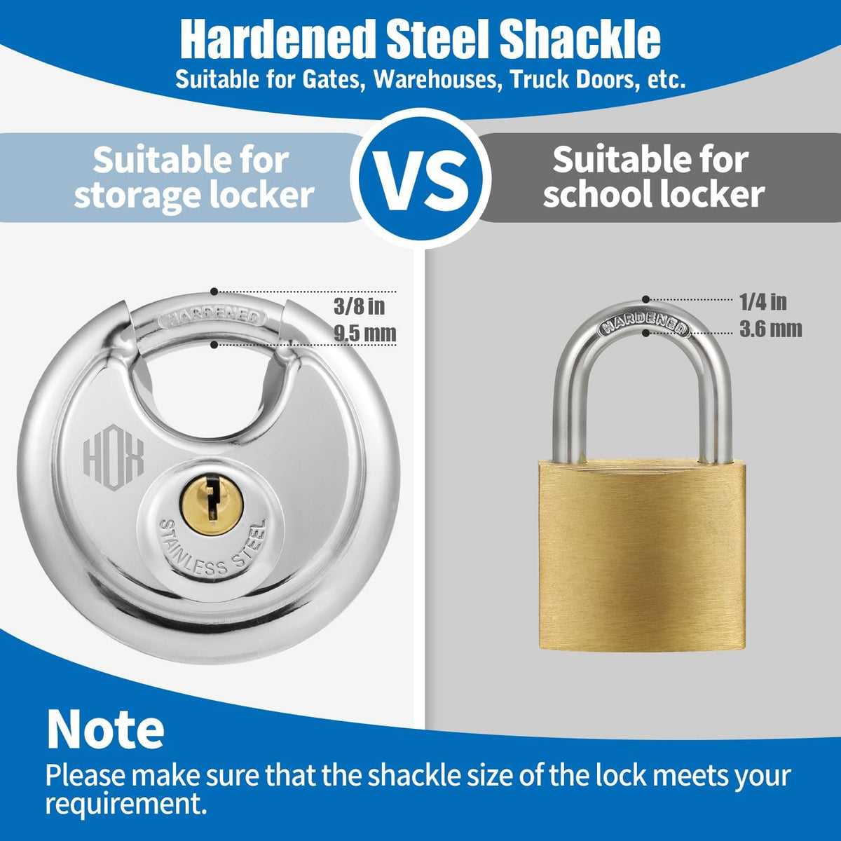 Keyed-Alike Disc Padlock 4-Pack N9663