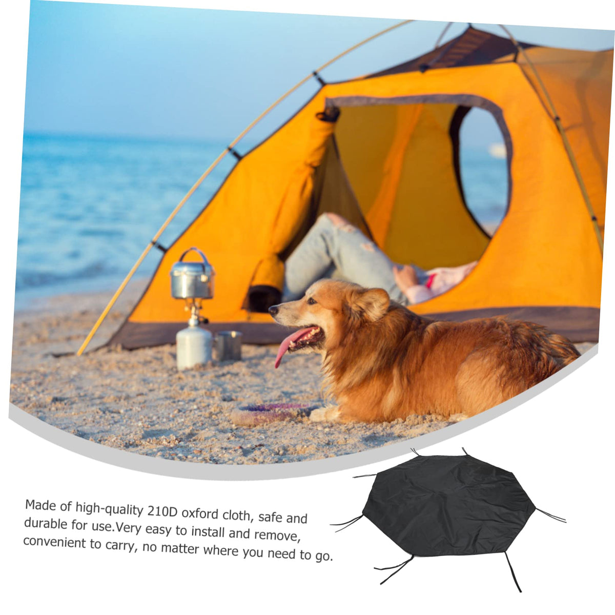 2pcs Heavy Duty Oxford Dog Crate Cover N5000