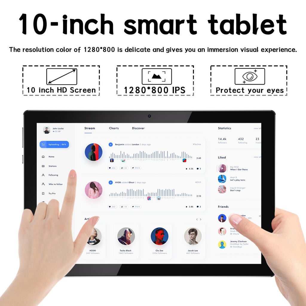 10 Inch Android Tablet with Case and Stylus L566148