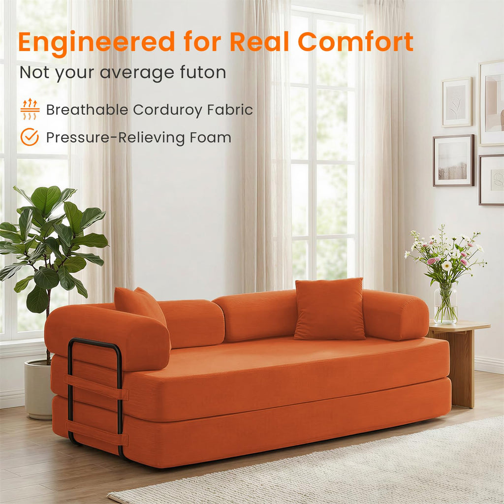 4-in-1 King Convertible Floor Sofa Bed A698824