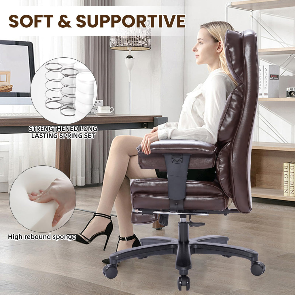 Big and Tall Office Chair with Foot Rest K496326