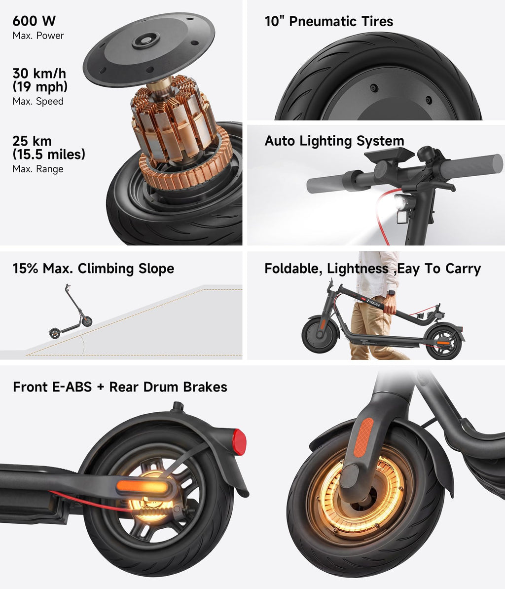 Electric Scooter with Dual Brake Suspension V185284