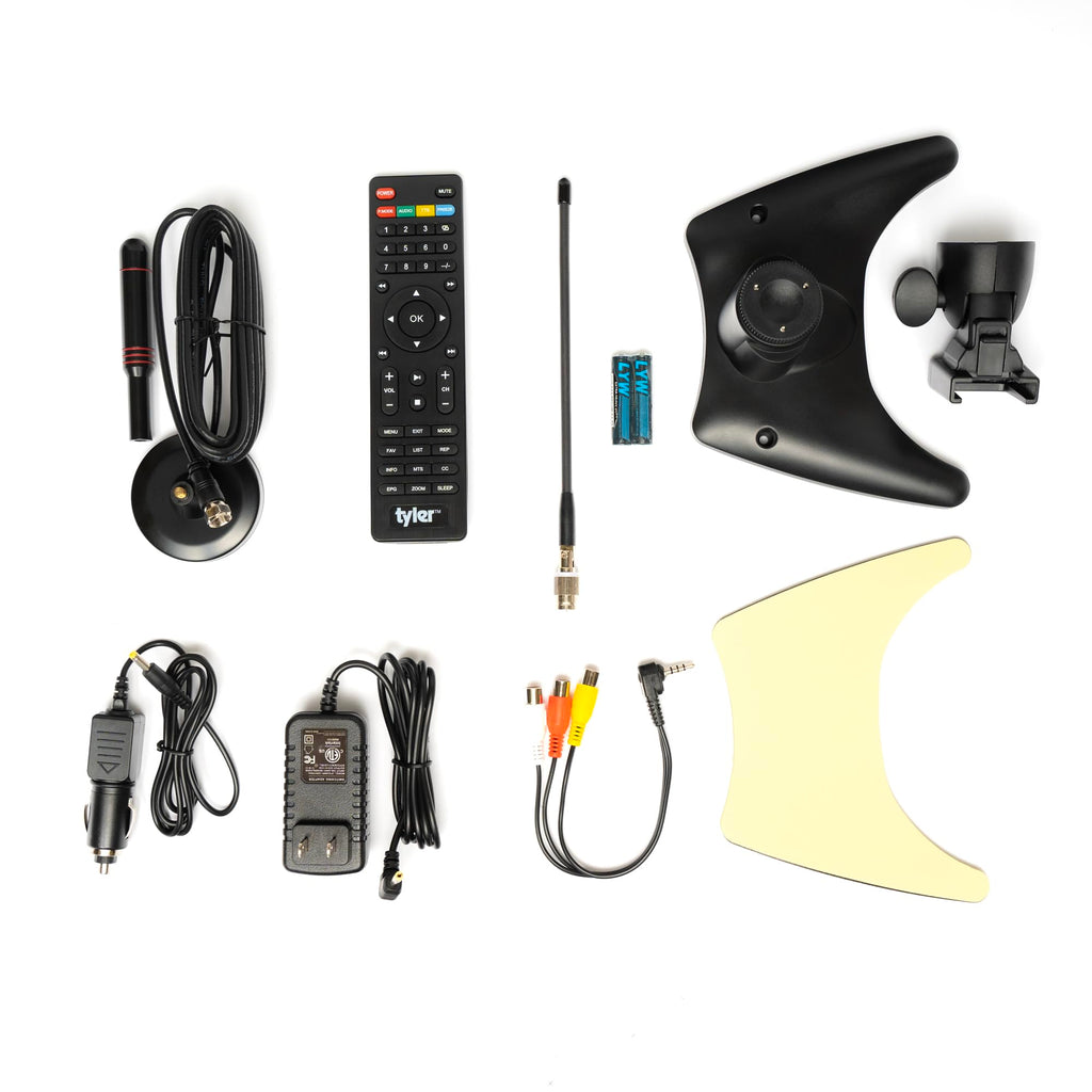 14” Portable LCD TV Monitor 1080P Rechargeable Battery Operated with Remote Control X75232